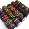 Charm Bracelets 30PCSLot Wholesale Bulk Random Men's Leather Femme Pulseras Bileklik Couple Bracelet Men Jewelry WP8 230731