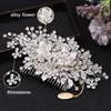 Headpieces HP352 Silver Sparkling Rhinestone Bride Hair Comb Wedding Birthday Party Prom Woman Accessories Bridesmaid Headpiece