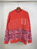 2024 SWEATER SWEATER SWEATOR SWEATER MĘŻCZYZNY KNILILE UK NECK 50% RECYCLED Poliester Chenille Wzór jest nowatorski