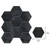 Väggklistermärken 5 10st tjocka hexagon golv pvc skum vattentätt självhäftande kakel anti slip markdekaler badrum dekor 230801