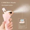 Facial Steamer Pratique Handheld Oxygen Injection Instrument Hydratant Rechargeable Nano Spray Into Beauty 230801