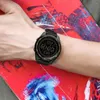 Relojes de pulsera para hombre, reloj militar Digital LED para hombre, relojes deportivos para exteriores, reloj impermeable de 5 barras para hombre, reloj Masculino 6013