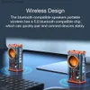 Портативные динамики оригинальный K07 Прозрачный механический беспроводной динамик Bluetooth Disceer TWS Стерео сабвуфер звук