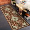 Mattor Etnisk stil Floral tryckt matta för vardagsrum Anti Slip Hallway Runner Rug Kitchen Floor Mat Decoration för sovrum R230801