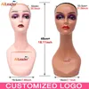 Wig Stand Female Mannequin Manikin Head Stand Realistic Mannequin Head Without Shoulders Half Body Wig Hat Display Cosmetology Head Stand 230731