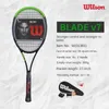 Теннисные ракетки ракетка Blade98 V7 Tennis Allcarbon Новичок и студент -студент -учебный костюм 230731