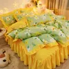 Bedding sets Kuup Duvet Cover kawaii Set Twin Size Flower Quilt 150x200 High Quality Skin Friendly Fabric 230731