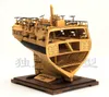 مركبة ألعاب البوسوود النسخة مقياس 1160 HMS Enterprize Ship Solid Wood Model Series 1 Luxury Stern Crossscection Ship English Manuals 230731