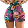 Short femme été Sexy porter fesse taille haute Stretch moulante élastique maigre imprimé coloré exercice entraînement course Sport