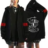 Jaquetas masculinas Tokyo Revengers Hoodies Jaqueta com zíper Manjiro Sano Draken Manji Gang Feminina Masculina Y2k Harajuku Anime Moletom Casaco