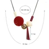 Pendentif colliers couleur bonbon collier géométrique accessoires corde chaîne pur à la main bohême bijoux pour femmes fête vacances cadeau