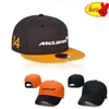 Erkek Ceket Ball Caps Sokak Giyim Açık Hava Spor Otomobil Takımı F1 Yarış Hat Beyzbol Kapağı Pamuk Pamuk İşlemeli Snapback McLaren Rozeti Motosiklet Hediye Adamı