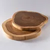 أدوات المطبخ الأخرى لوح تقطيع خشبي الأشجار الطبيعية جذع اللوحات قطع الأشجار Acacia Deli Wood 230731