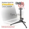 MP3 / 4 Docks Cradles Desk Tripod Soporte de micrófono de metal para Rode VideoMicro Video Micro Desktop Bracket Mic Tabletop Boom Mount Table Mike Holder x0731