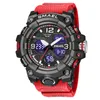 Wristwatches Men's Watches Digital Electronic Dual Display Waterproof Shockproof Cold Light Watch For Men Reloj Hombre