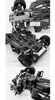 Elektrische RC auto DriftArt MINI Q TRQ7 AWD Professional Racing Drift RC 1 28 Verstelbare wielbasis 90 102 mm met elektronische apparatuur 230731