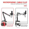 MP3 / 4 Docks Cradles Meilleure vente Support de microphone Suspension en métal Bras de ciseaux Support de micro Support de microphone pour Home Studio Diffusion en direct x0731