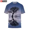 Men's T Shirts Features Plants Selling Urban Style Wild 2023 Summer Native Art Fashion Clothing 3D Print