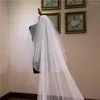 Bridal Veils Arrival White Ivory Cathedral Veu De Noiva Lace Appliques Wedding Accessories Bride Veil Voile Mariage