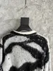 Men's Sweaters men round neck skull 100 wool mohair pull over sweater 230731