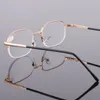 Solglasögon Acetat Rimless Reading Glasses Natural Crystal Stone Lens Hyperopia Presbyopia Man Woman High Quality