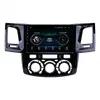 2008-2014의 9 인치 안드로이드 자동차 비디오 GPS Navi 스테레오 Toyota Fortuner Hilux 매뉴얼 A C LHD231F