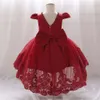 Girl's Dresses Toddler Girl Evening Party Princess Dress Baby Big Bow Tutu Gown Kids Birthday Wedding Ceremony Costume Gala Clothes Vestidos 230731