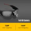 Spor Aksiyon Video Kameralar Güneş Gözlüğü Mini Kamera FHD 1080P IP55 Su Geçirmez Dış Mekan UV400 Giyilebilir Gözlük Kayıt Camları 230731