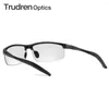 Solglasögon Trudren Aluminium Polariserad PO Kromisk anti-GLARE TINT Change for Men Sport Wrap Clear Pochromic Glasses 5933