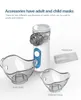 Andra hälsoskönhetsartiklar Portable Ultrasonic Nebulizer Mini Handheld Inhalator Respirator Firidifier Kit Care Children Home Machine Atomizer 230801