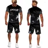 Herren-Trainingsanzüge, Camouflage-Druck, Herren-T-Shirt/Shorts/Anzug, lässig, kurzärmelig, Lauf-Trainingsanzug, Sommer, Herren/Damen, modische Sportbekleidung, 2-teilig