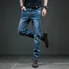 Men's Jeans KSTUN Jeans Men Retro Blue Straight Regular Fit Business Casual Denim Pants Men's Jeans Long Trousers Vintage Jeans Oversize 40 230731