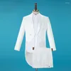 Mäns kostymer Casual Slim Dress Suit Chorus Stage Show Magic Tuxedo Trajes Elegante Para Hombres Terno Masculinos Completo 2023