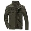 Hommes vestes 2023 veste décontracté coton militaire haute qualité Design lâche mode tendance pour hommes vêtements homme