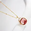 Kolye Kolyeler Kolye için Kare Avusturya'dan 12mm kristalli kadınlar trend Geometrik Altın Renkli Bayan Mücevher Hediyeleri