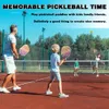 Tennis Rackets Pickleball Paddles Set of 2 Graphite Paddle 4 Pickle Balls Bag Ball Raquette Pic 230731