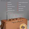 Haut-parleurs portables AS23 haut-parleur Bluetooth caisson de basses classique Vintage Radio lecteur de musique boîte de son lecteur de voyage Portable haut-parleur stéréo sans fil Z230801