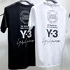 T-shirts pour hommes Youth Y3 22SS Summer Fashion Casual Col rond Impression de lettres haut de gamme et T-shirts à manches courtes pour femmes