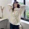 Women's Sweaters Herstory Sweet All-match Raglan Sleeve Pure Loose Preppy Kawaii Students Clothing Women Knitted Pullover Autumn Jumper