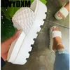 Sandaler Summer Slipper Fashion Flat Female Platform Gear Shoes Pen Toed Flip Flops Högkvalitet 230731