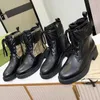 Designer-Stiefel, Desert-Schuhe mit klobigem Absatz, Laureate-Plattformstiefel, Damen-Martin-Schuhe mit grobem Absatz, Winter-Leder-Stiefeletten