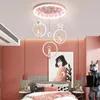 Pendant Lamps Chandeliers Lights European Style Girl Bedroom Decorative LED Lamp Indoor Chandelier Lighting Living Room