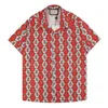 Herren-Designer-Hemd, Sommer, kurzärmelig, lässig, Button-up-Hemd, bedrucktes Bowling-Hemd, Strand-Stil, atmungsaktive T-Shirt-Kleidung G35