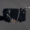 Umhängetaschen Xiuya Gothic Damenhandtasche Trendyol Motorradfahrer Neue schwarze Unterwäsche Umhängetasche Solide Straße Frauen Bolso Mujerstylishhandbagsstore