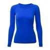 Lulu Womens Yoga Long Sleeve Shirts Swiftly Tech Women Sport Sport Top Breathable Crew Training Tシャツソフト刺繍258
