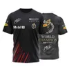 Homens camisetas Verão Novo F1 Drivers Campeão Mundial T-shirt 2024 Fãs de Carro Max Respirável Fórmula 1 Red Color Bull Racing Team Camisetas