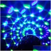 Projector Lamps Epacket Portable Laser Lamp Stage Led Lights Rgb Seven Mode Lighting Mini Dj With Remote Control For Christmas Par22 Dhmz8