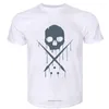 T-shirts pour hommes Chemise à manches courtes pour hommes ENCRÉ NOIR CRÂNE TATOUAGE ENCRE SCÈNE T-shirt à la mode Homme Hauts d'été