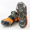 Klättringsrep 1923 Tänder Crampons Ice Snow Shoes Boots Traction Cleats Rostfritt stål Antislips Grips Walking vandring Tillbehör 230801