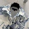 VUI*TON DESIGNER CORMINGS 23 Prefall Spring/Summer New Print Shirt Jacket Jacket Monogram Aquagarden